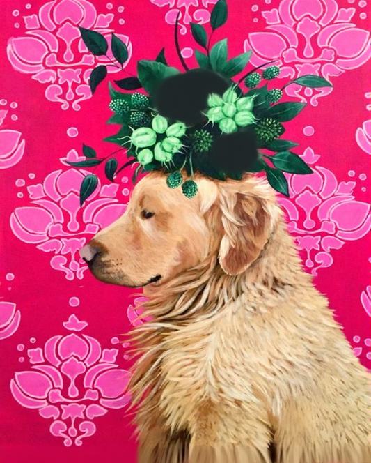 Paint By Number Kit - Retriever Love 40x50cm