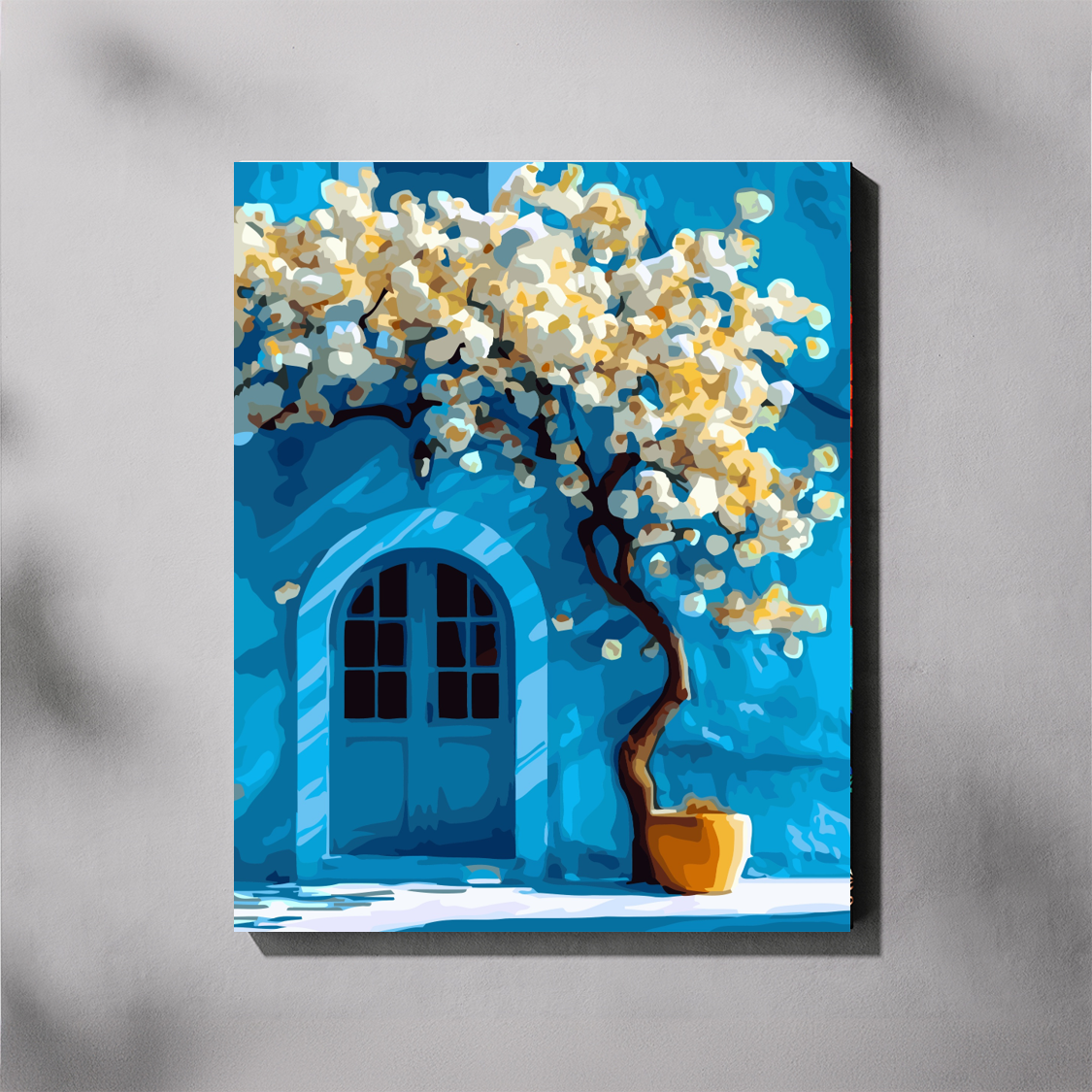 Paint By Number Kit - Painted Blue 40x50cm