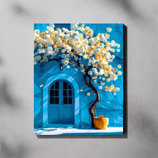 Paint By Number Kit - Painted Blue 40x50cm