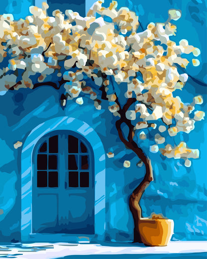Paint By Number Kit - Painted Blue 40x50cm