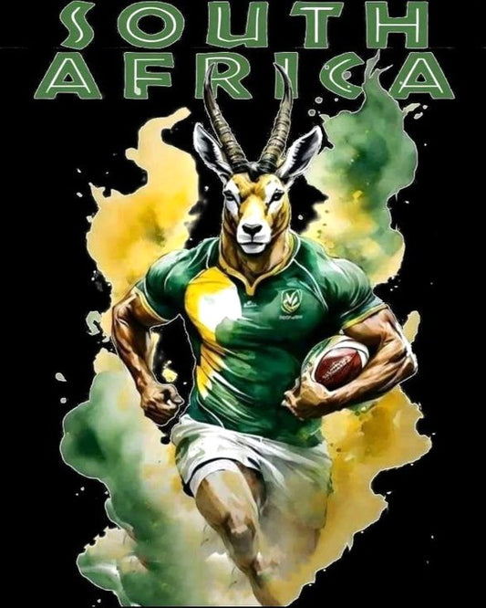 Paint By Number Kit - Springboks 40x50cm