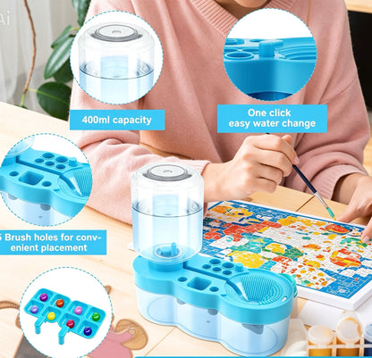 Paint Brush Washer & Cleaning Station