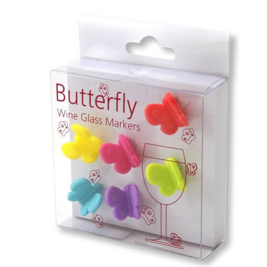 Butterfly Wine Glass Markers