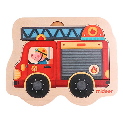 Mideer Mini Discovery Puzzle Fire Engine