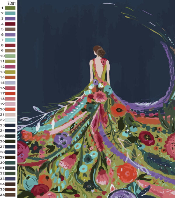 Paint By Numbers - Large Floral by Design