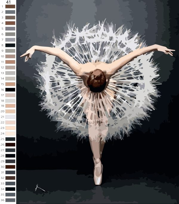 Paint By Numbers - Dandelion Dance