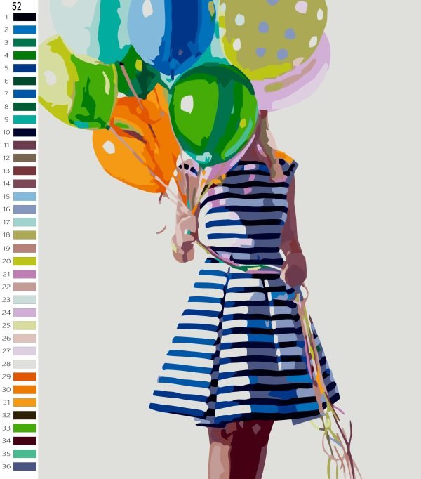 Paint By Numbers - Large Happy