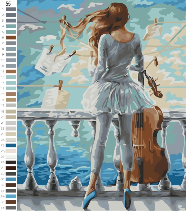 Paint By Numbers - Large Solo Performance