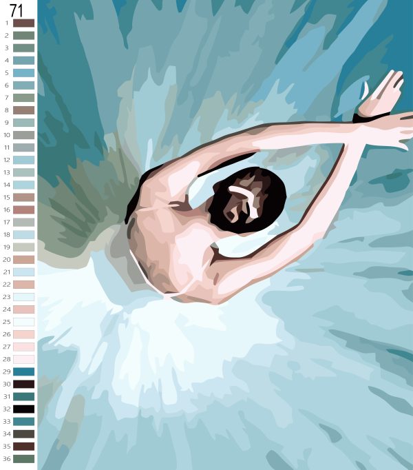 Paint By Numbers - Prima Ballerina