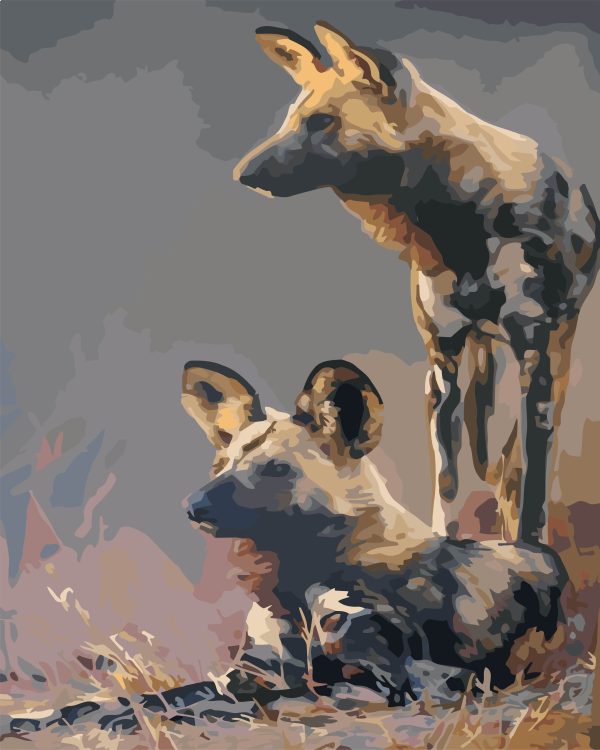 Paint By Numbers - Wild Dogs