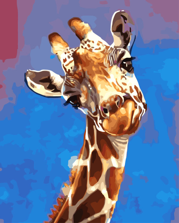 Paint By Numbers - Large Pretty Giraffe