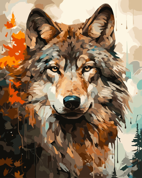 Paint By Numbers - Wolf Spirit