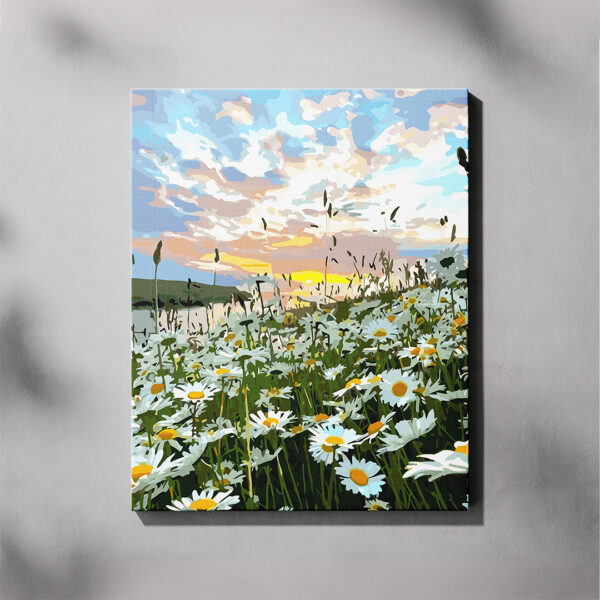 Paint By Numbers - Large Coming Up Daisies