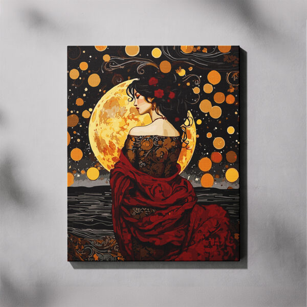 Paint By Numbers - Golden Moon