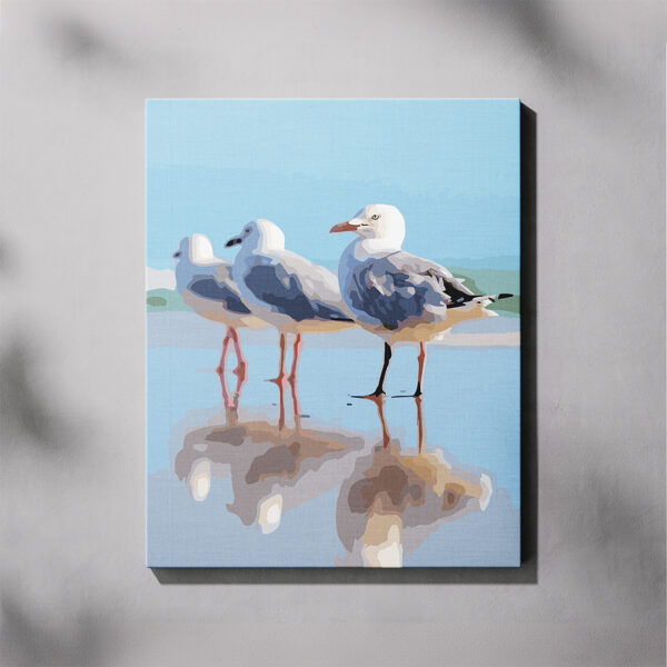 Paint By Numbers - Large Gull Parade