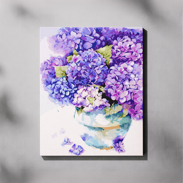 Paint By Numbers - Hydrangea Vase