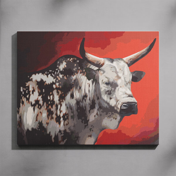 Paint By Numbers - Nguni Bull