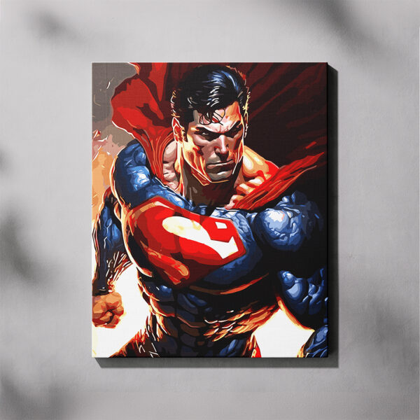 Paint By Numbers - Large Superman