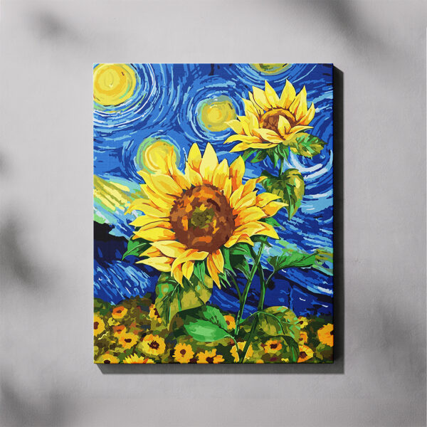 Paint By Numbers - Vincent's Sunflowers