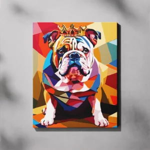 Paint By Number Kit - Bulldog Royalty