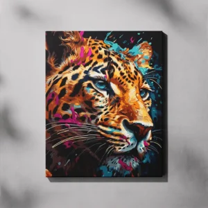 Paint By Number Kit - Funky Leopard (Pre-Order)