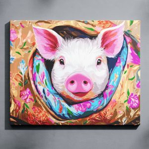 Paint By Numbers - Piggy in a Blanket